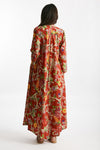 abito lungo in cotone soleil fantasia donna Elleblue - 3