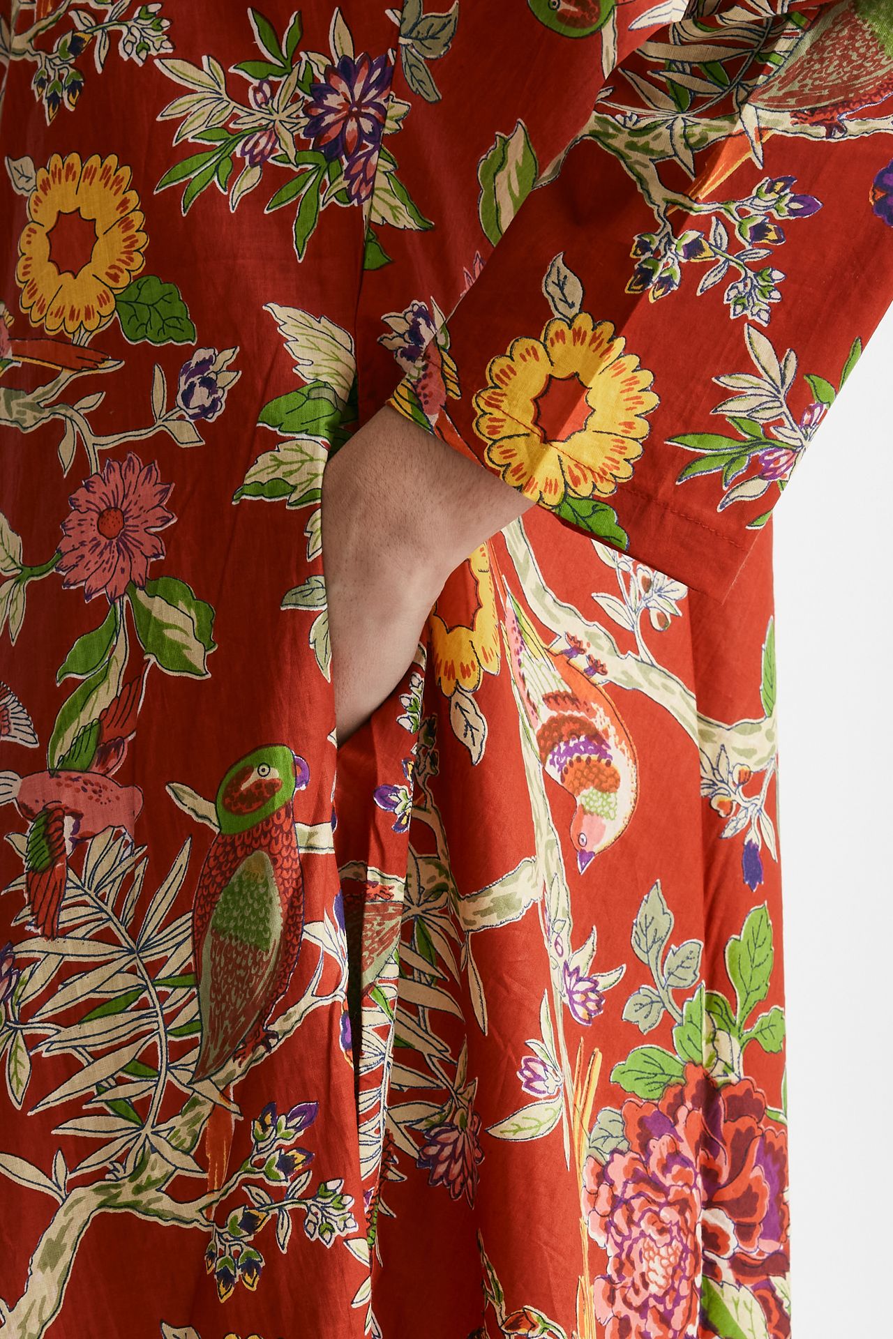 abito lungo in cotone soleil fantasia donna Elleblue - 5