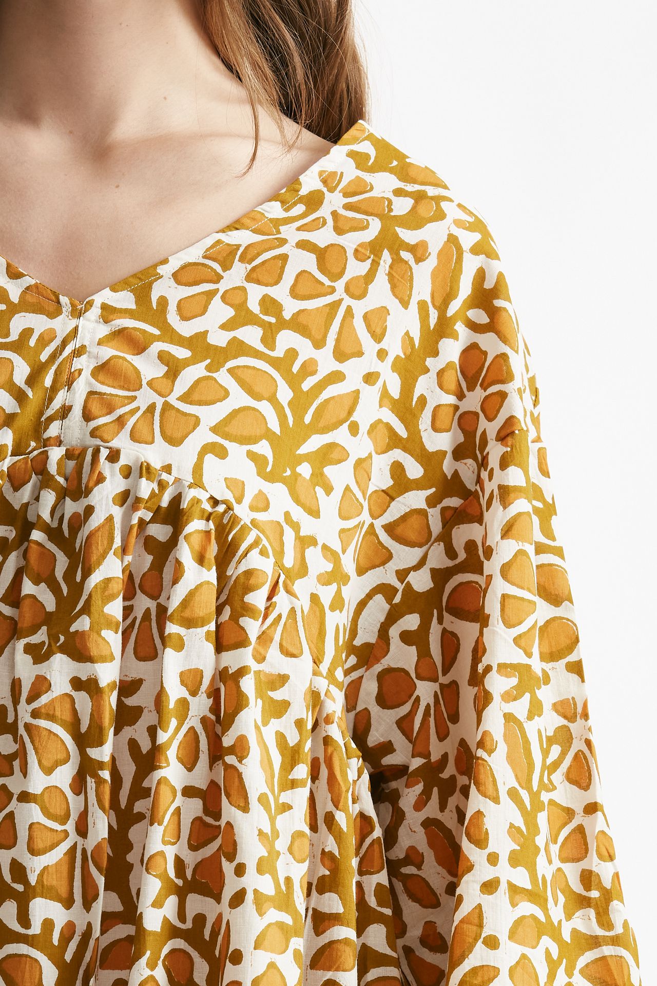 abito corto bibi beige arancio e bianca donna Elleblue - 2