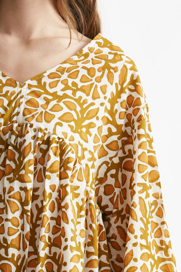 abito corto bibi beige arancio e bianca donna Elleblue