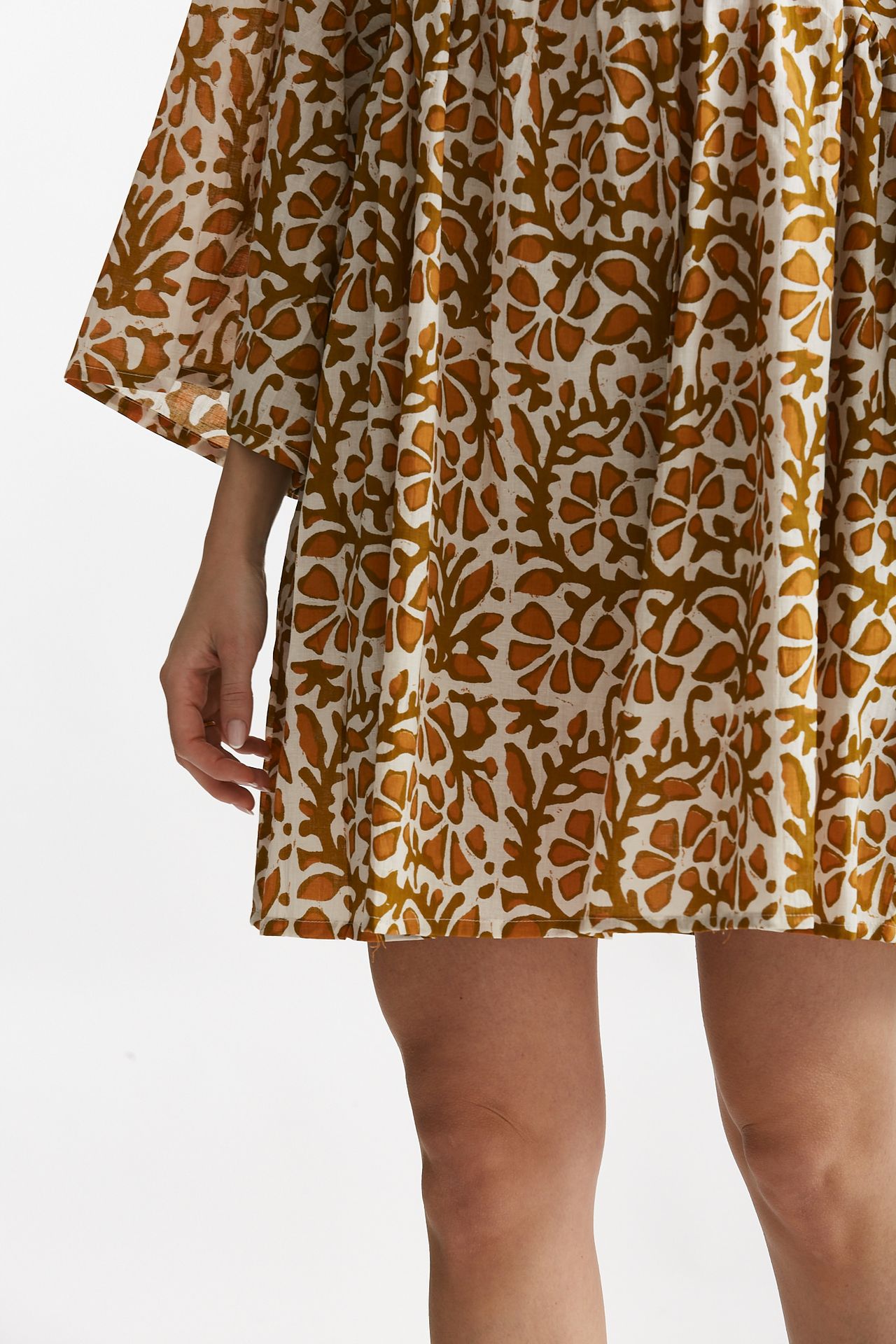 abito corto bibi beige arancio e bianca donna Elleblue - 3