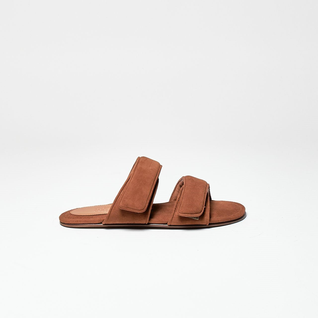 sandalo piatto julianne in suede tabacco donna Gia borghini - 8