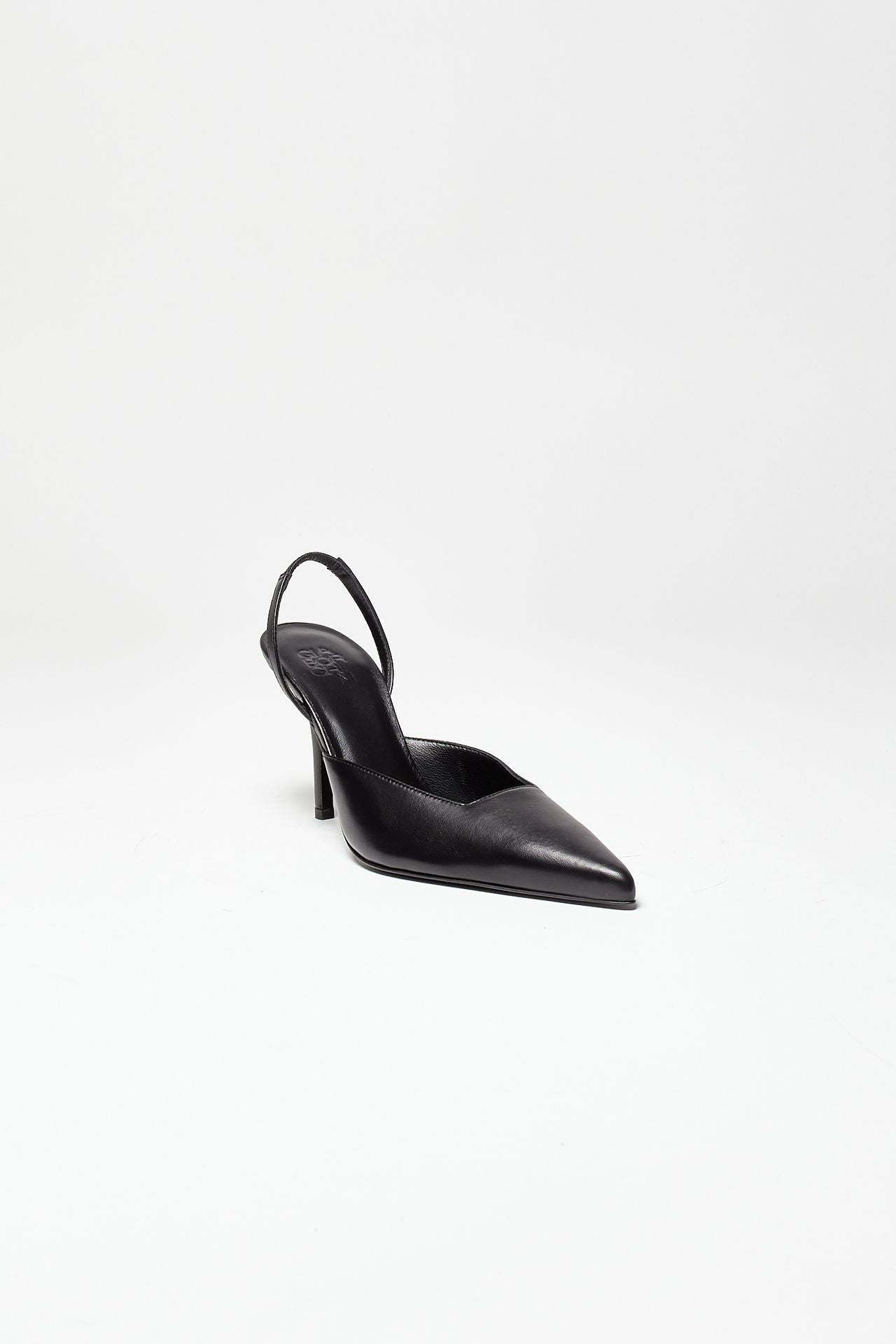 sandalo octavie in pelle nero donna Gia borghini - 2