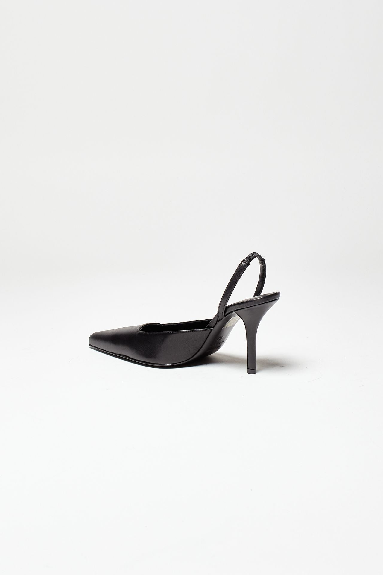 sandalo octavie in pelle nero donna Gia borghini - 3