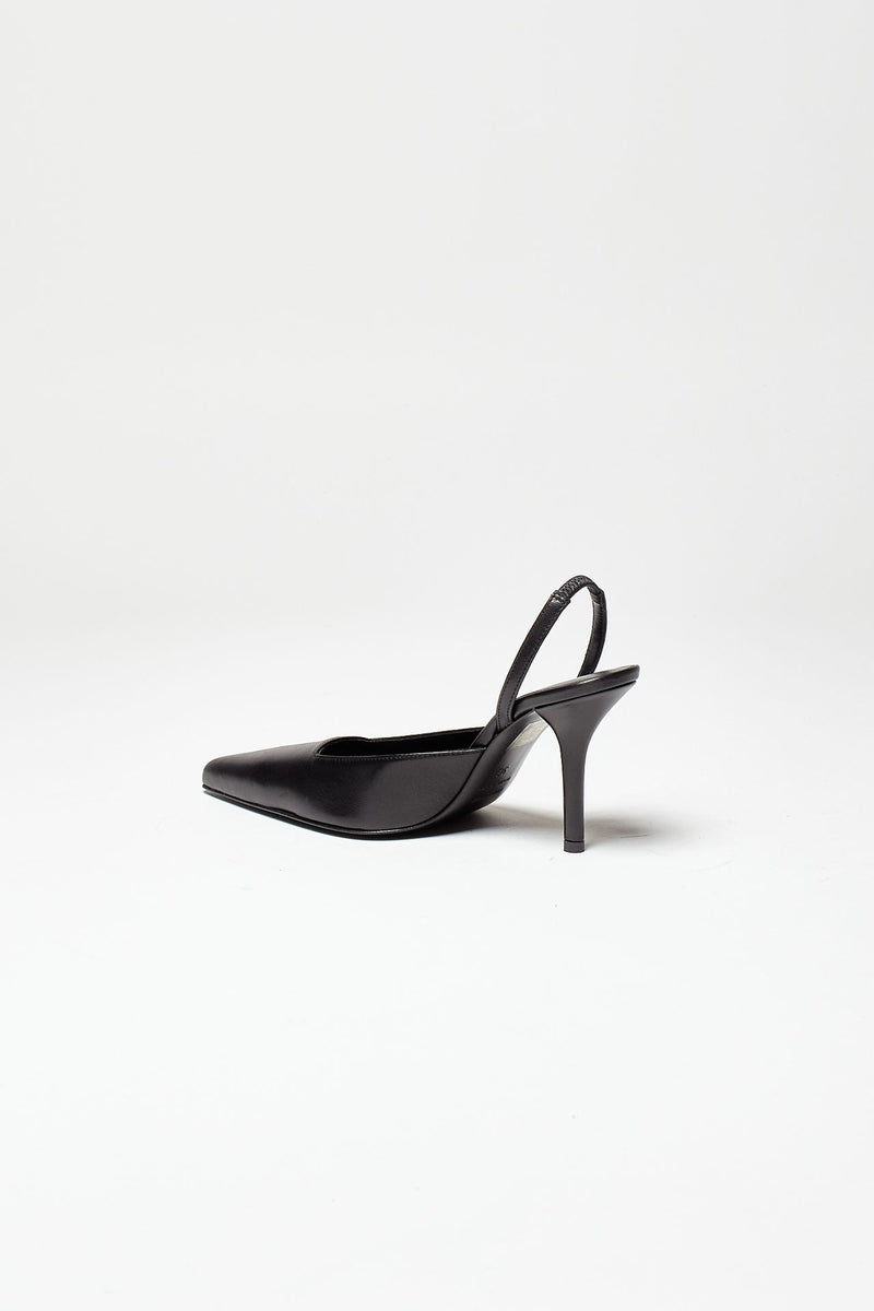 sandalo octavie in pelle nero donna Gia borghini - 3