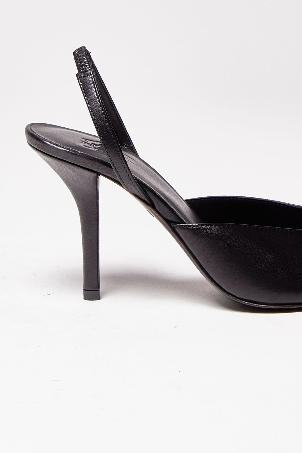 sandalo octavie in pelle nero donna Gia borghini - 6