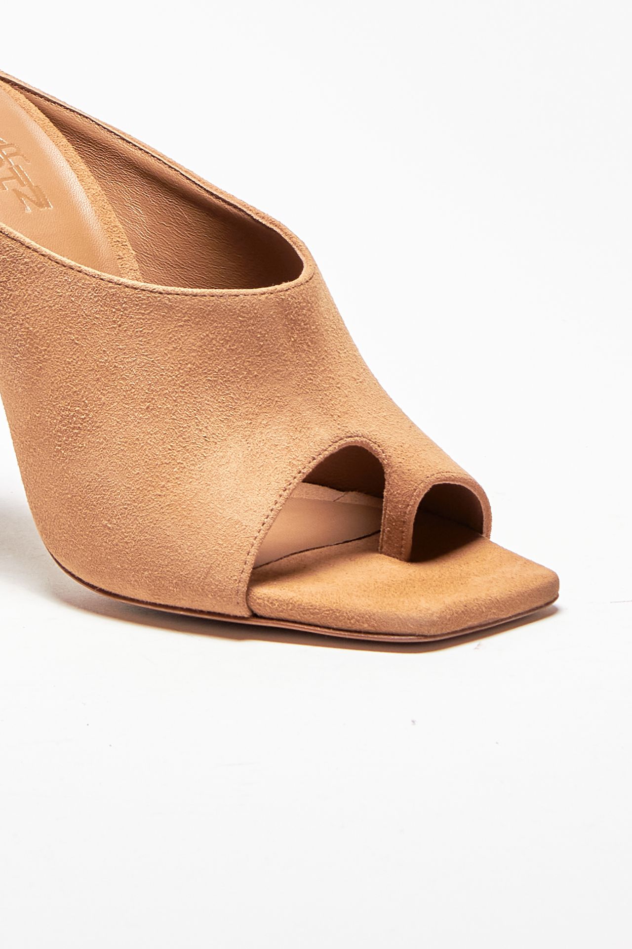 mules keira in suede cammello donna Gia borghini - 6