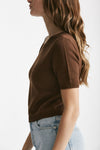 maglia crop marrone donna Grifoni - 2
