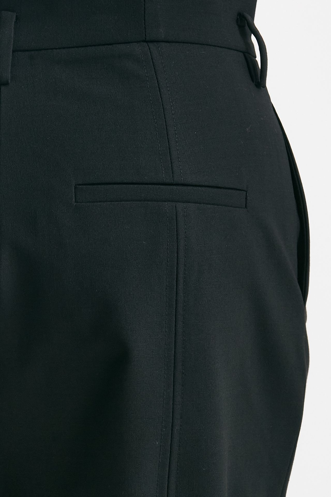 bermuda in fresco lana vita alta nero donna Iro - 6