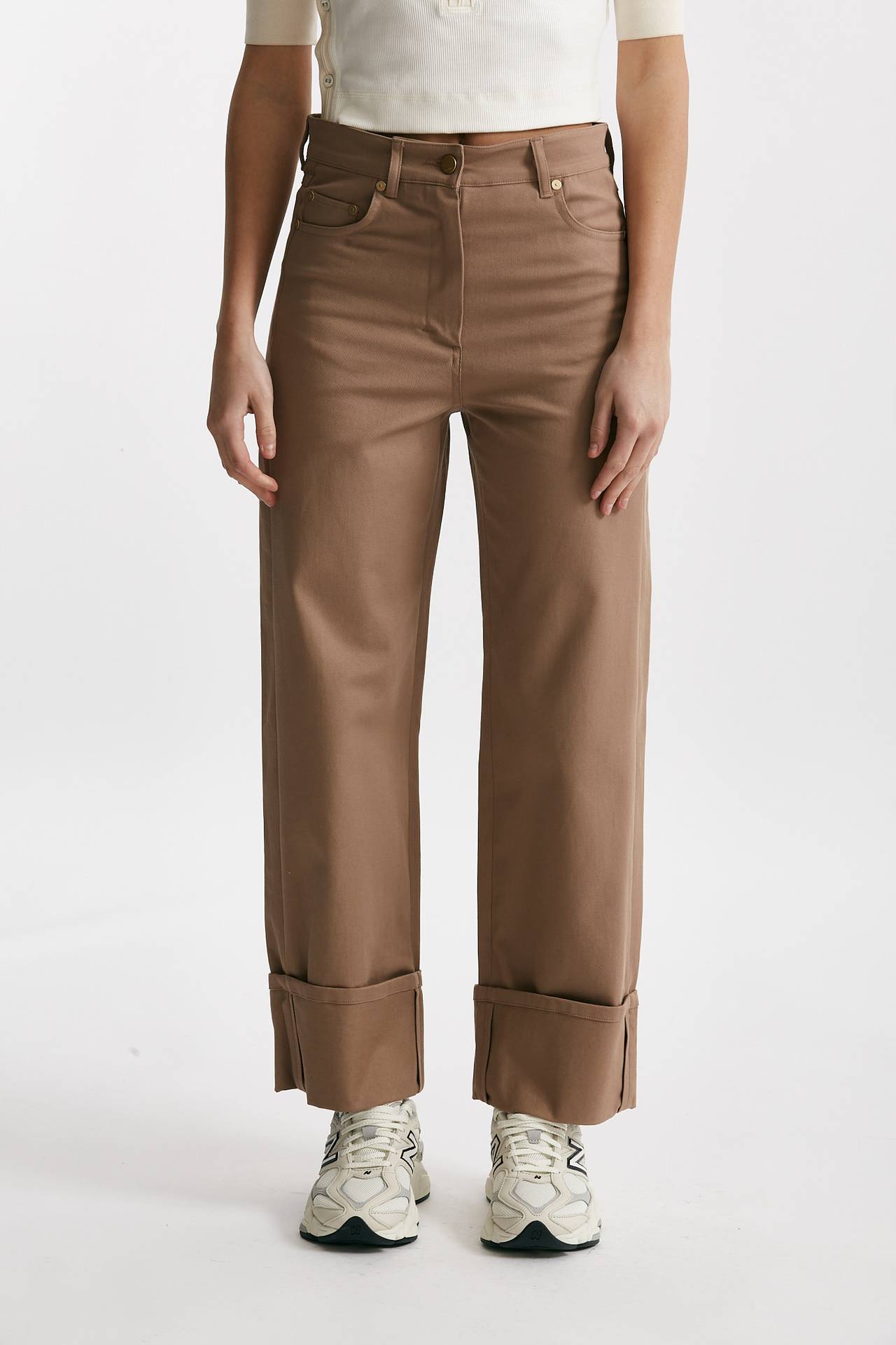 pantalone 5 tasche cervia in cotone stretch donna Max mara s - 1