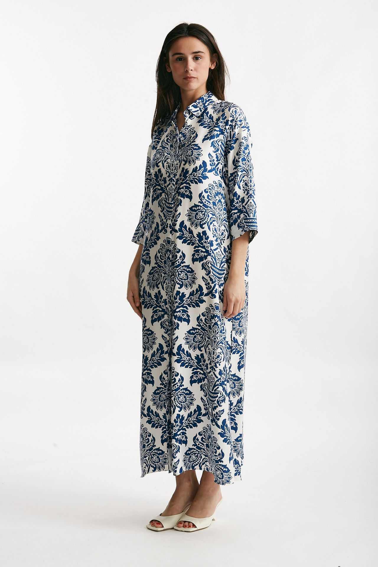 abito chemisier camelia in fantasia donna Max mara s - 4