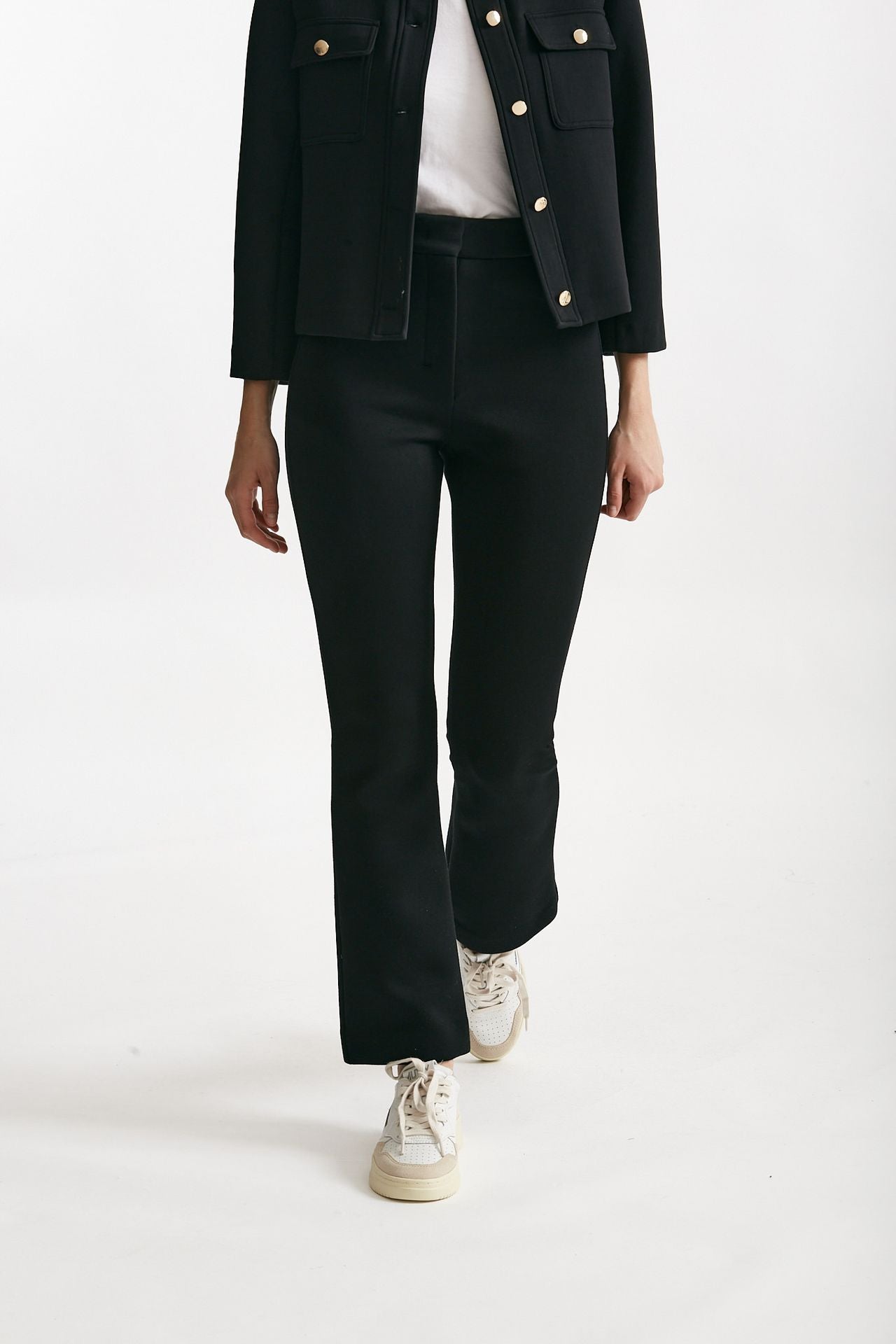 pantalone in jersey estri nero donna Max mara s - 1