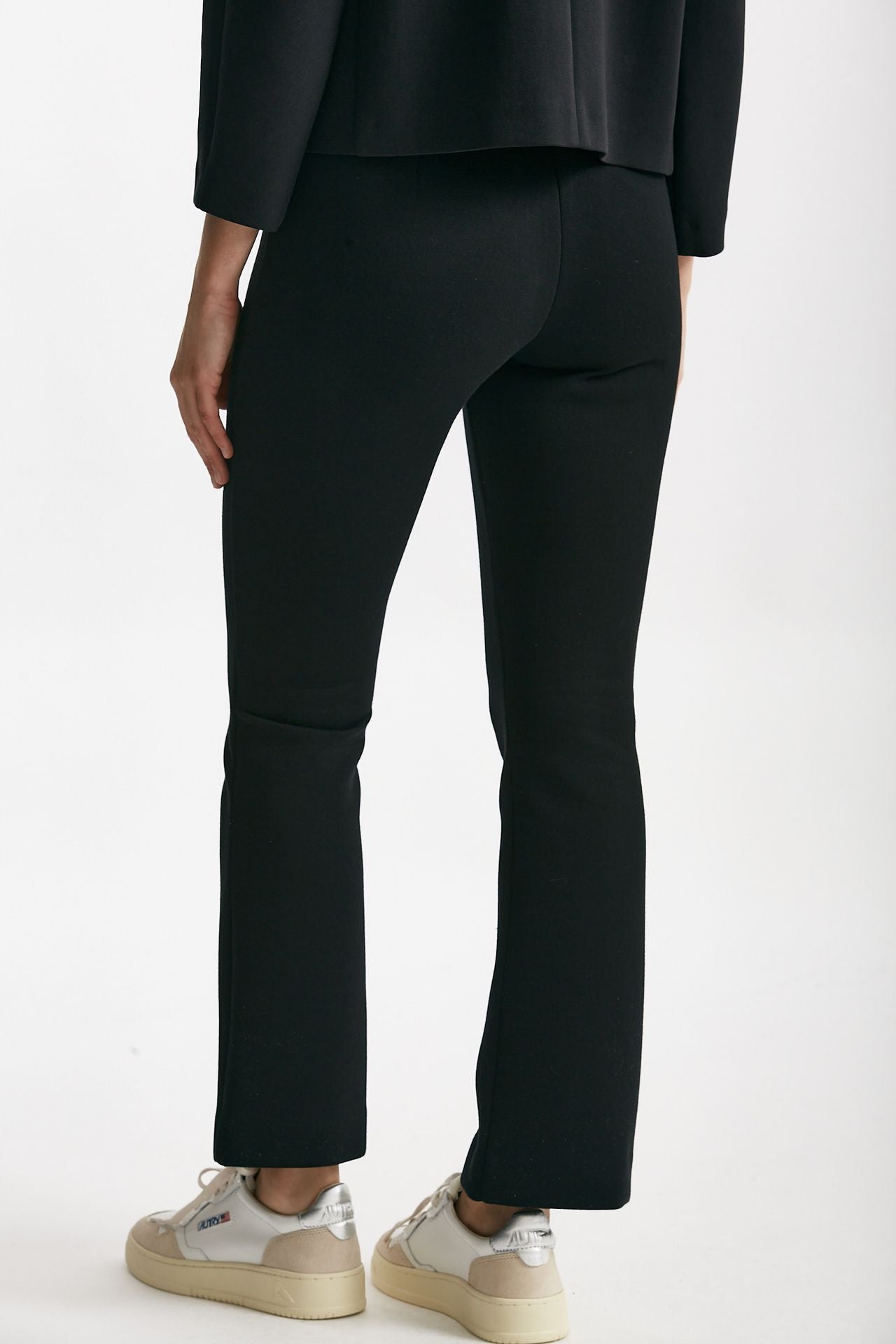 pantalone in jersey estri nero donna Max mara s - 3