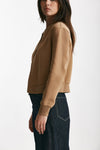 bomber crop in jersey scuba barbara cammello donna Max mara s - 2