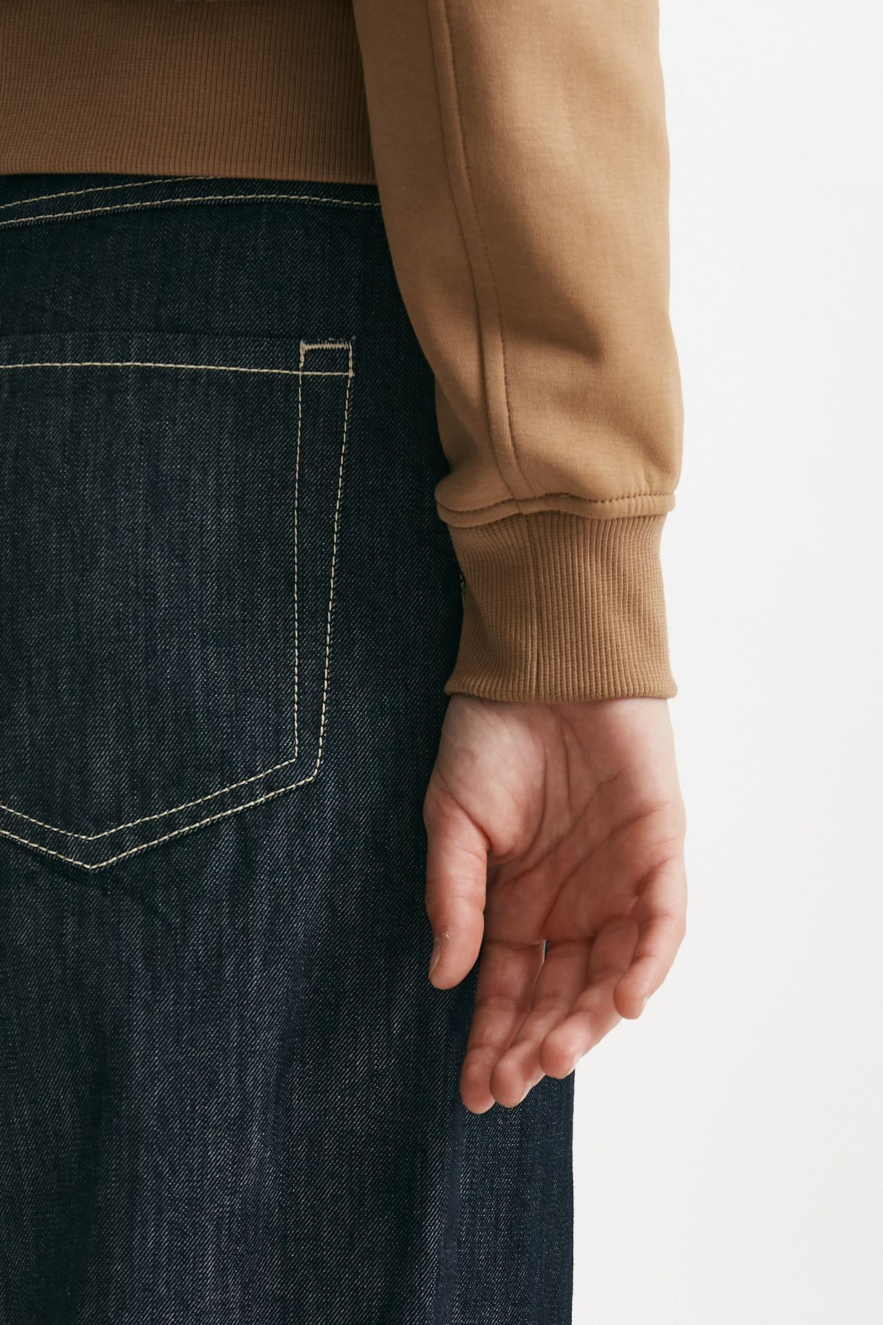 bomber crop in jersey scuba barbara cammello donna Max mara s - 9