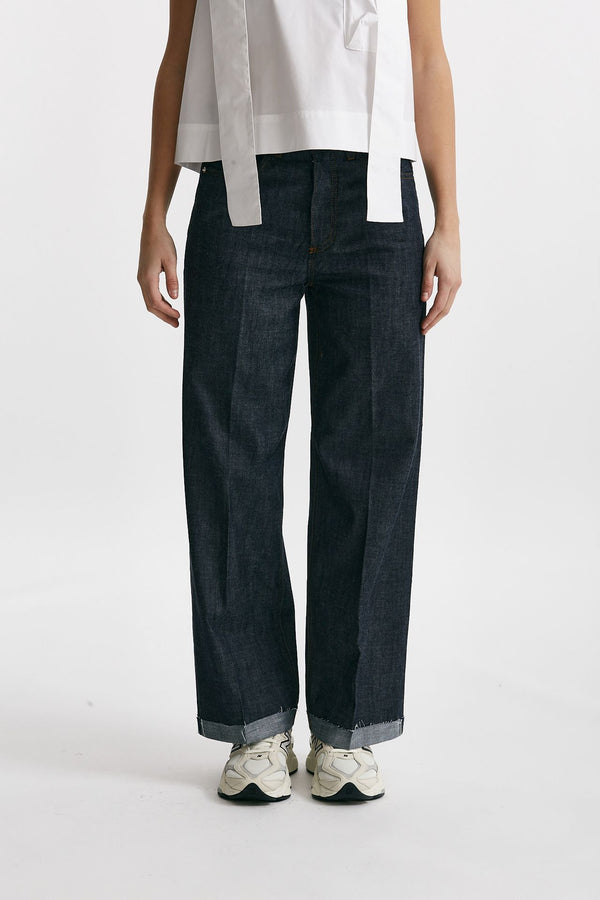 jeans regular elsa lavaggio scuro donna Nine in the morning