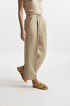 pantalone chino rubino sabbia chiaro donna Nine in the morning - 4