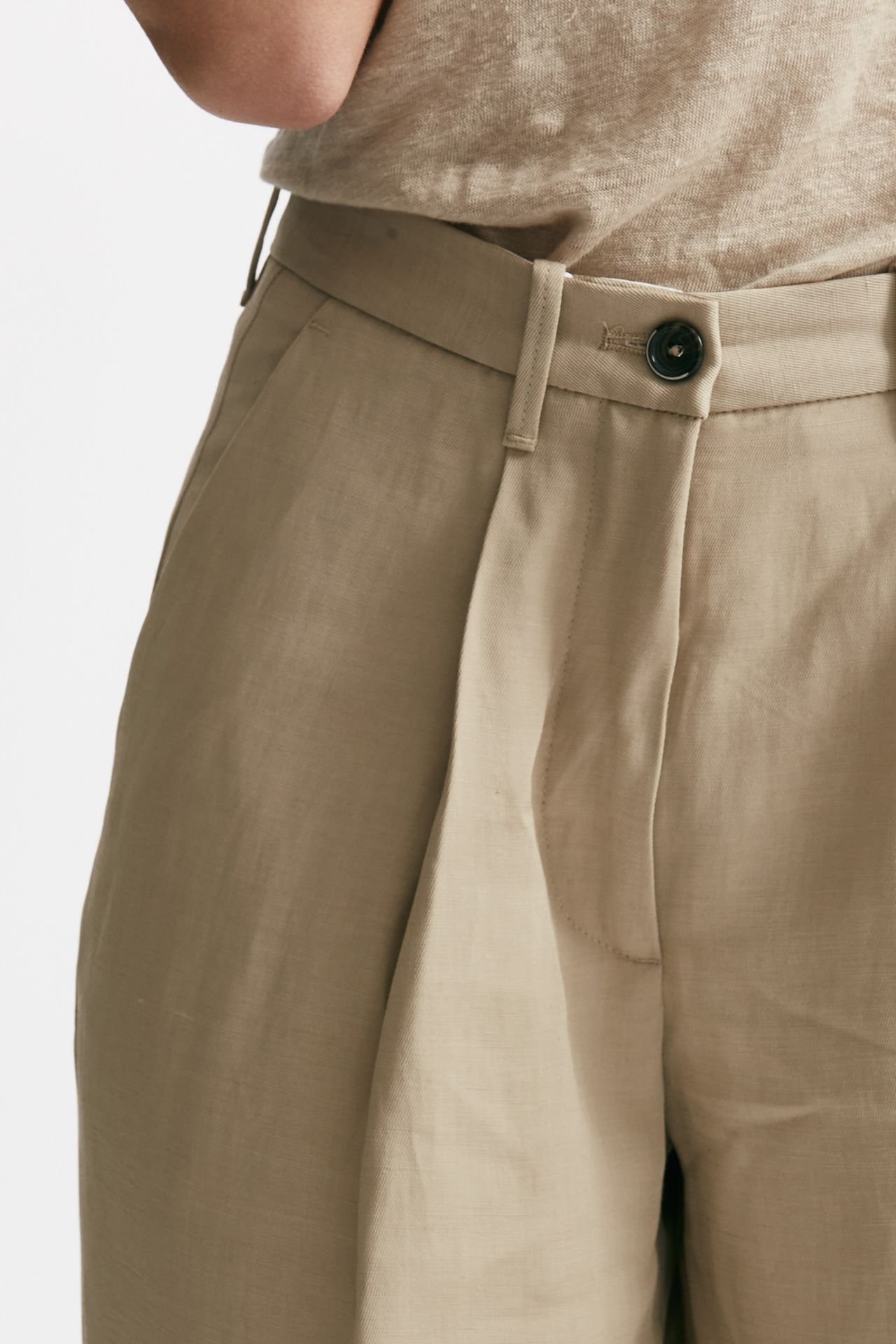 pantalone chino rubino sabbia chiaro donna Nine in the morning - 6