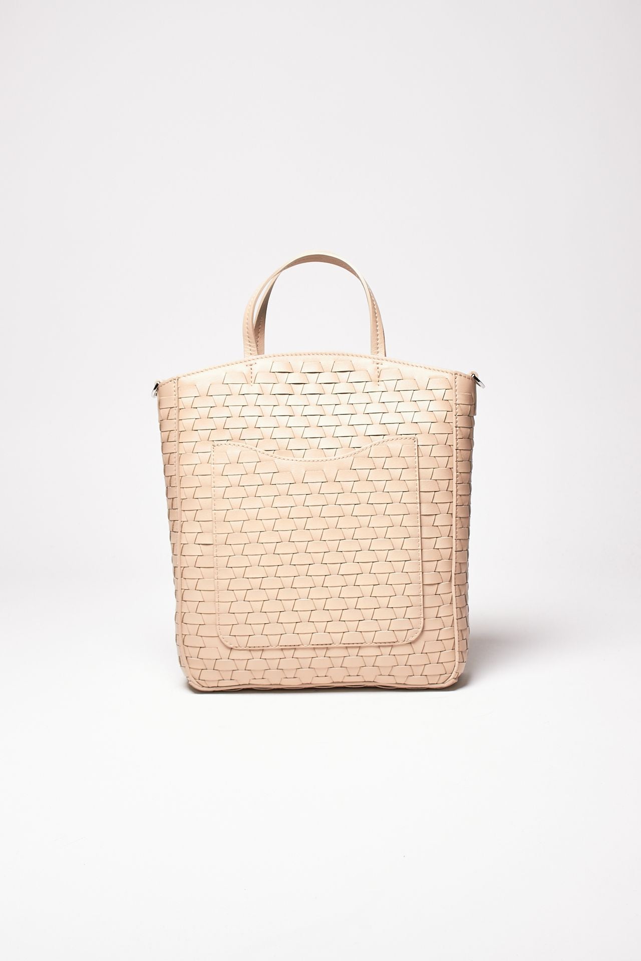 borsa ladylike nappa woven - b02167 avorio donna Orciani - 3