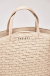 borsa ladylike nappa woven - b02167 avorio donna Orciani - 4
