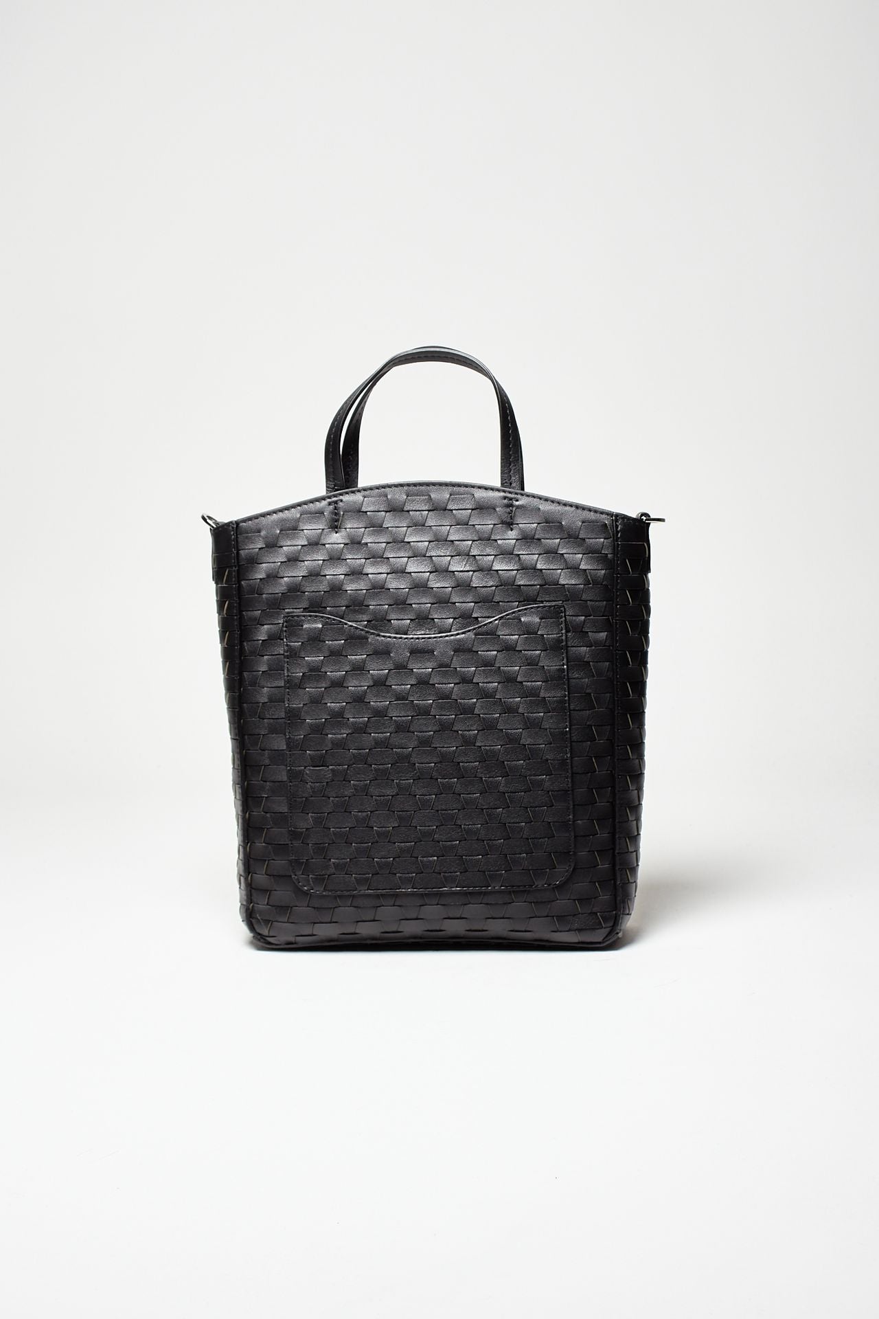 borsa ladylike nappa woven - b02167 nero donna Orciani - 3