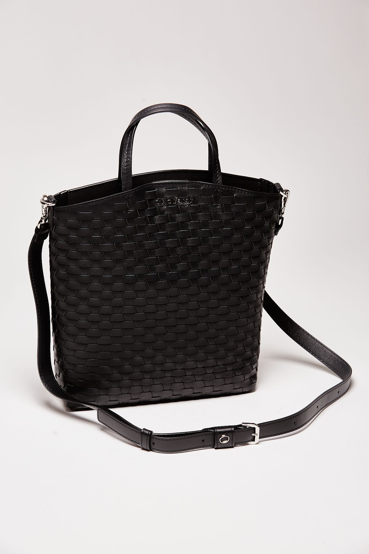 borsa ladylike nappa woven - b02167 nero donna Orciani - 6