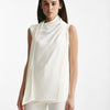 top con sciarpa bianco donna ( p - s ) - 7