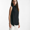 top con sciarpa nero donna ( p - s ) - 7