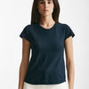 t-shirt basica girocollo blu donna ( p - s ) - 5