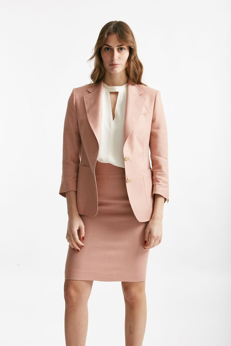 gonna tubino vita alta rosa donna Tagliatore - 1