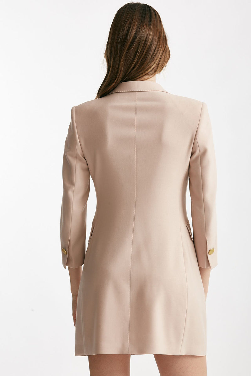 abito doppiopetto cipria donna Tagliatore - 3