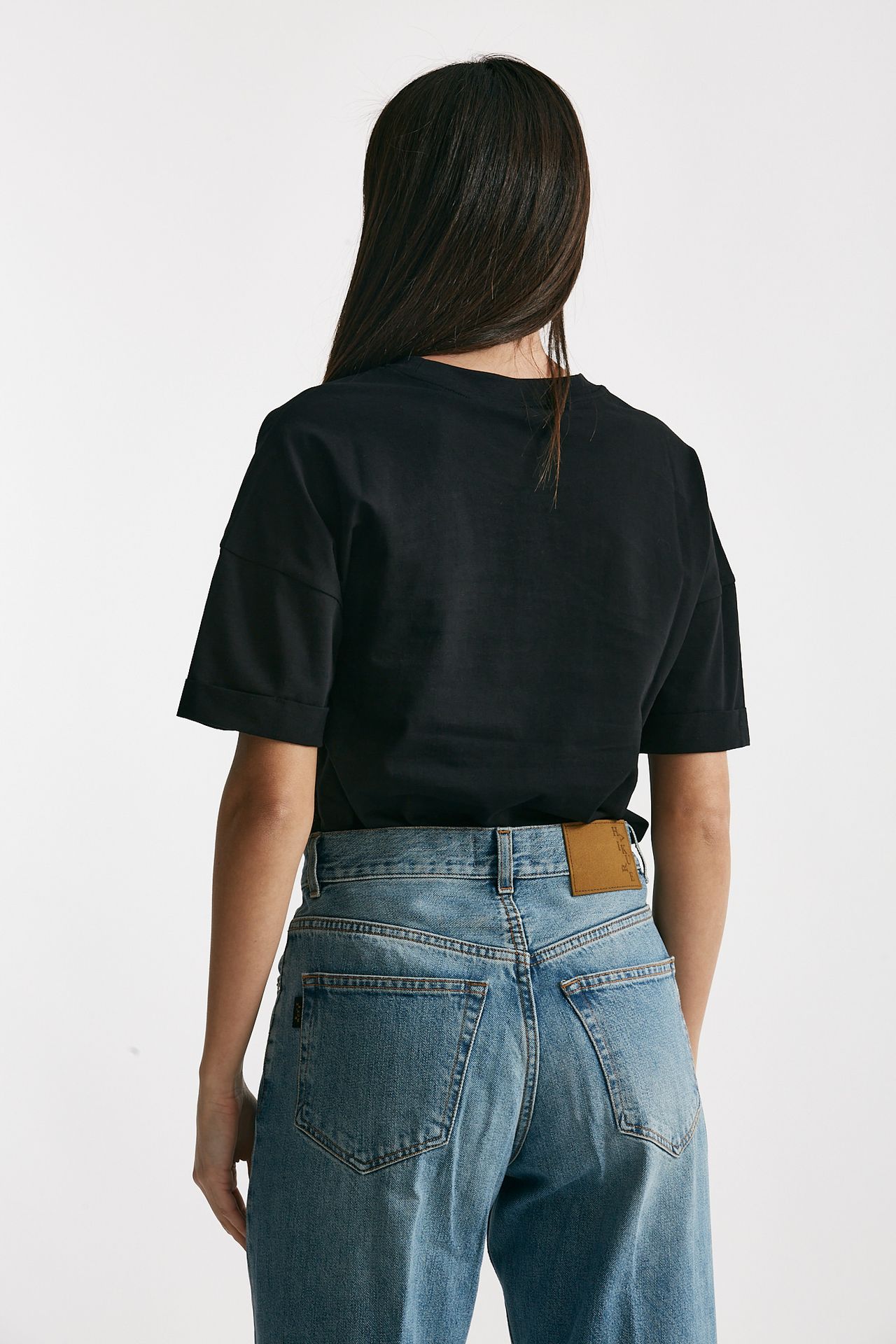 t-shirt cut out nero donna Federica tosi - 3