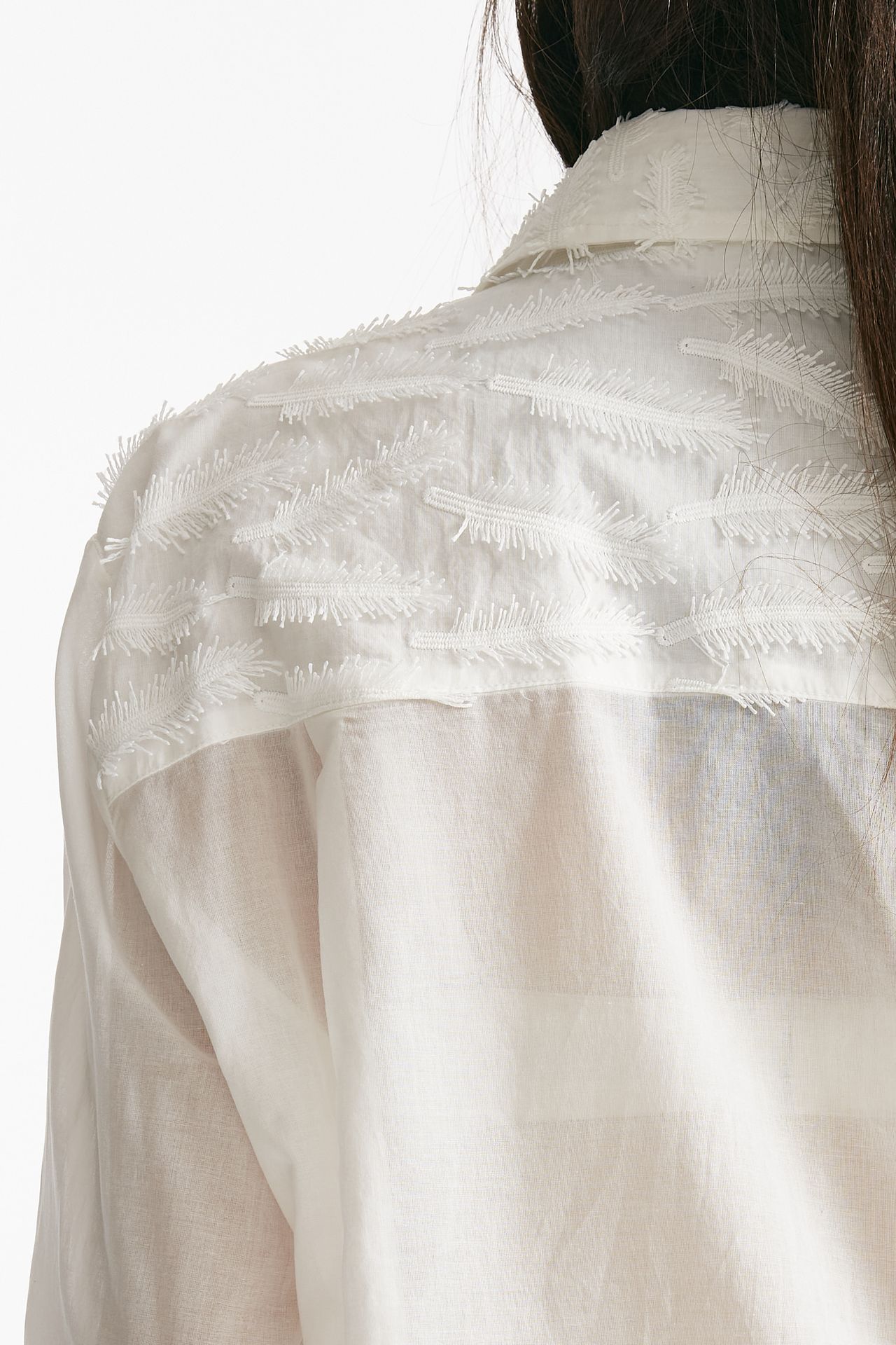 abito camicia lavorato bianco donna Federica tosi - 6