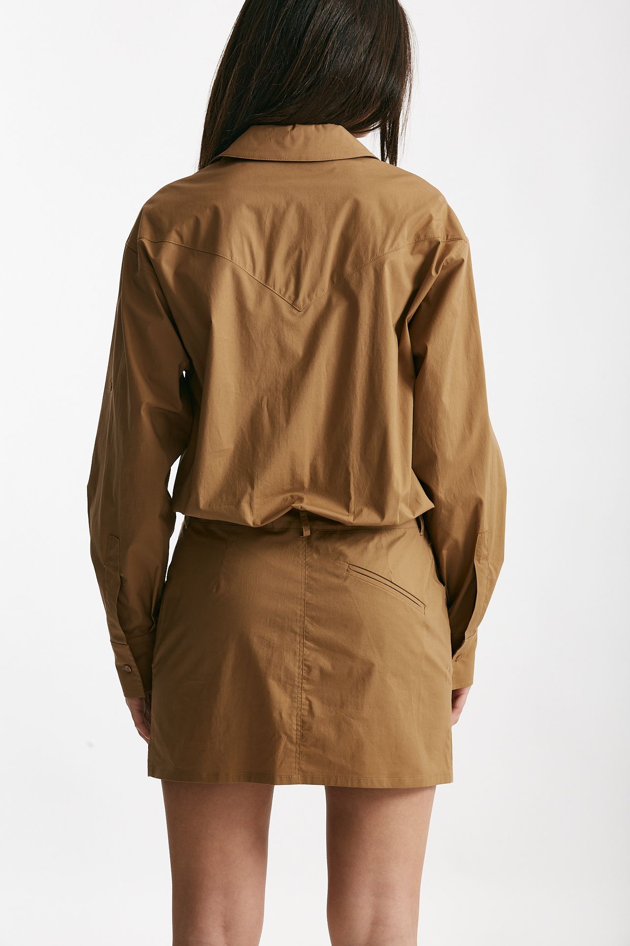 abito in cotone cammello donna Federica tosi - 5