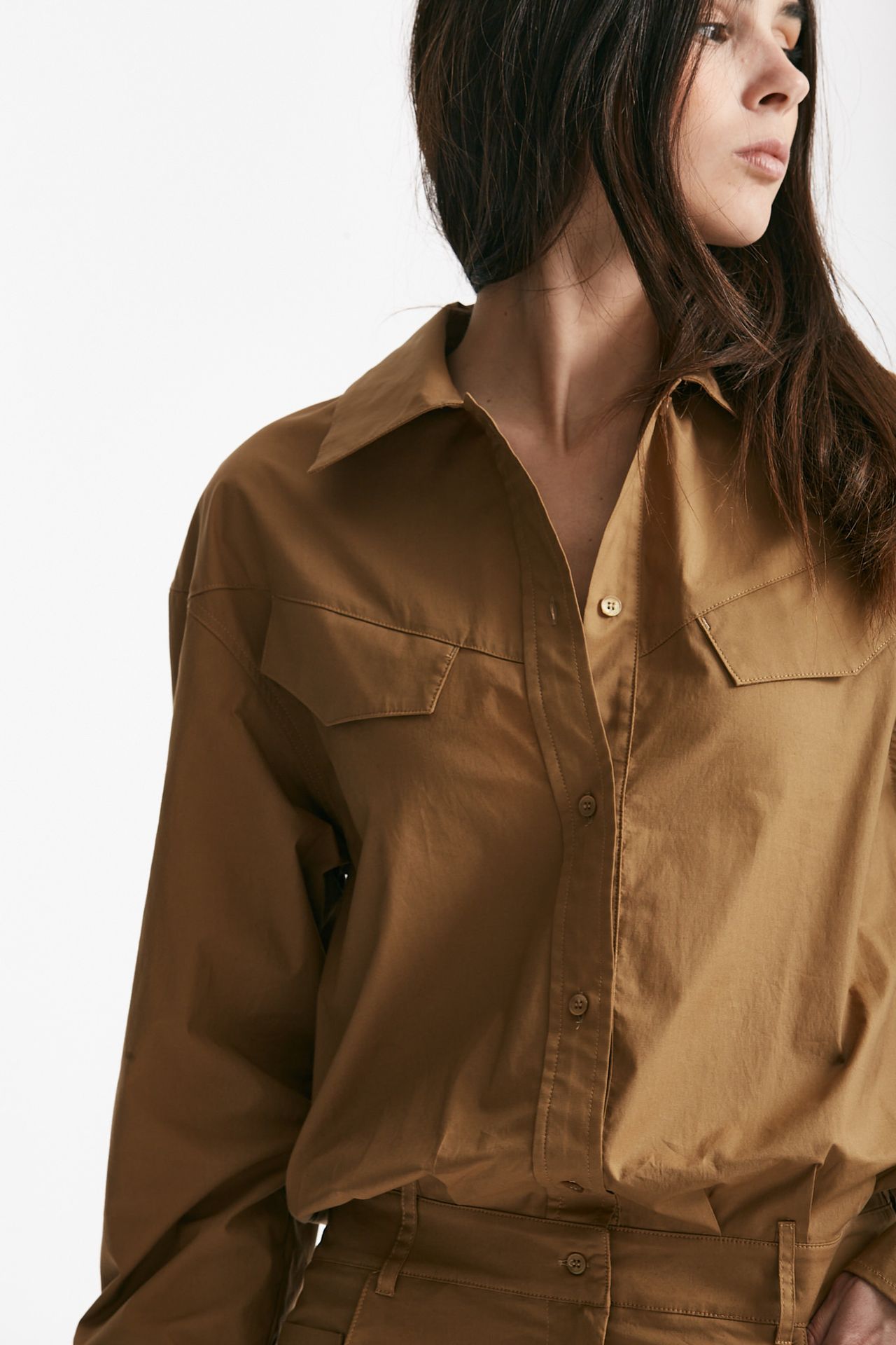 abito in cotone cammello donna Federica tosi - 6