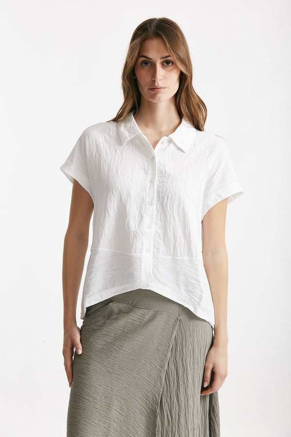 camicia in viscosa bianco donna Transit par such