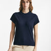 t-shirt basic ice-cotton blu aperto   donna Zanone - 5