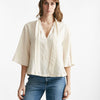 camicia in lino panna donna Zanone - 5