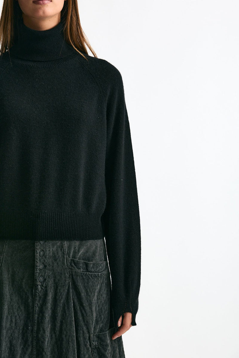 Maglia dolcevita nero donna Trentatreundici - 6