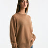 Maglia over in cashmere cammello donna Trentatreundici - 7