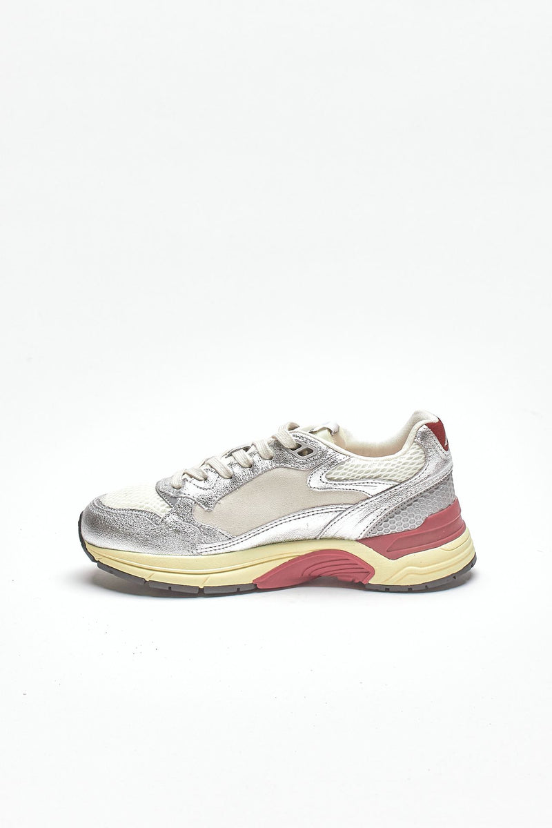 Sneakers HYPERWAY - HYLW-EM03 in mesh e pelle laminata donna Autry - 4