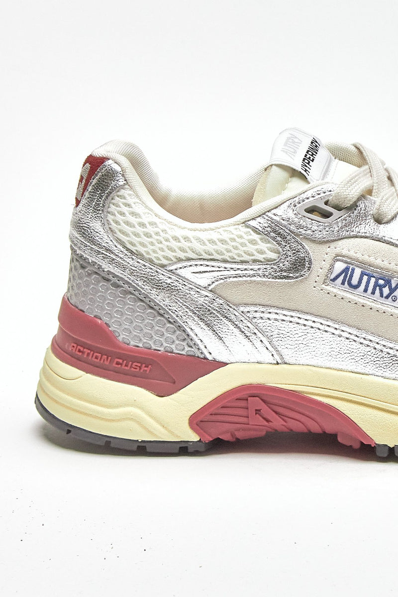 Sneakers HYPERWAY - HYLW-EM03 in mesh e pelle laminata donna Autry - 6