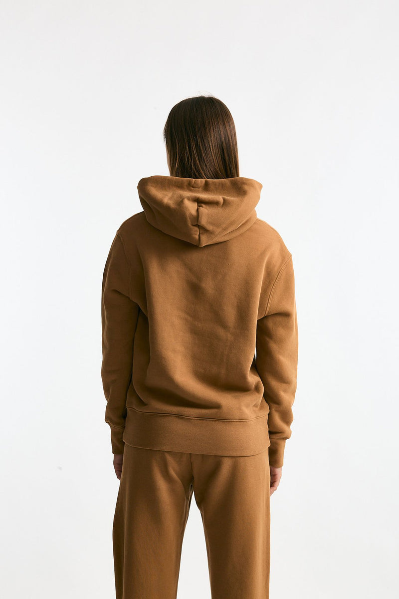 Felpa con cappuccio cammello donna Autry - 4