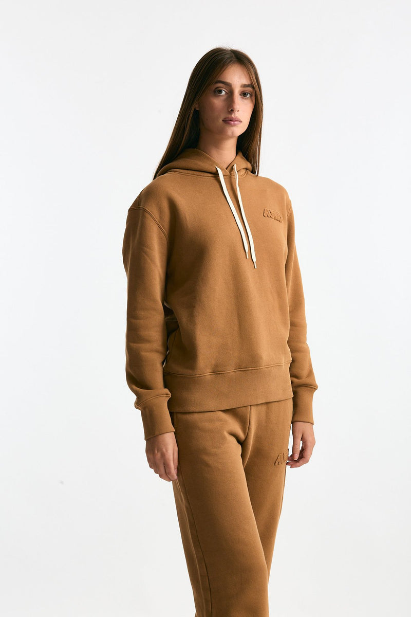 Felpa con cappuccio cammello donna Autry - 5