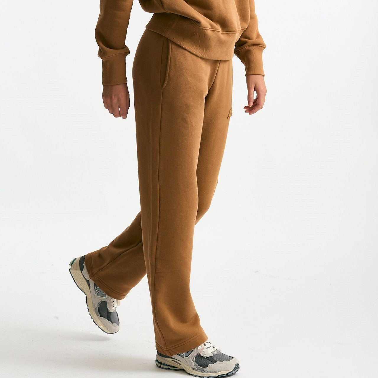 Pantalone in felpa cammello donna Autry - 6