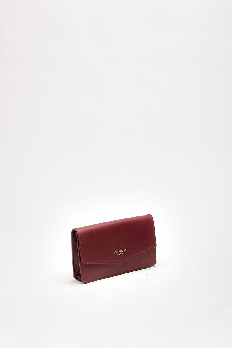 Mini borsa in pelle NEW TRAVEL bordeaux donna Avenue 67 - 2