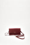 Mini borsa in pelle NEW TRAVEL bordeaux donna Avenue 67 - 4