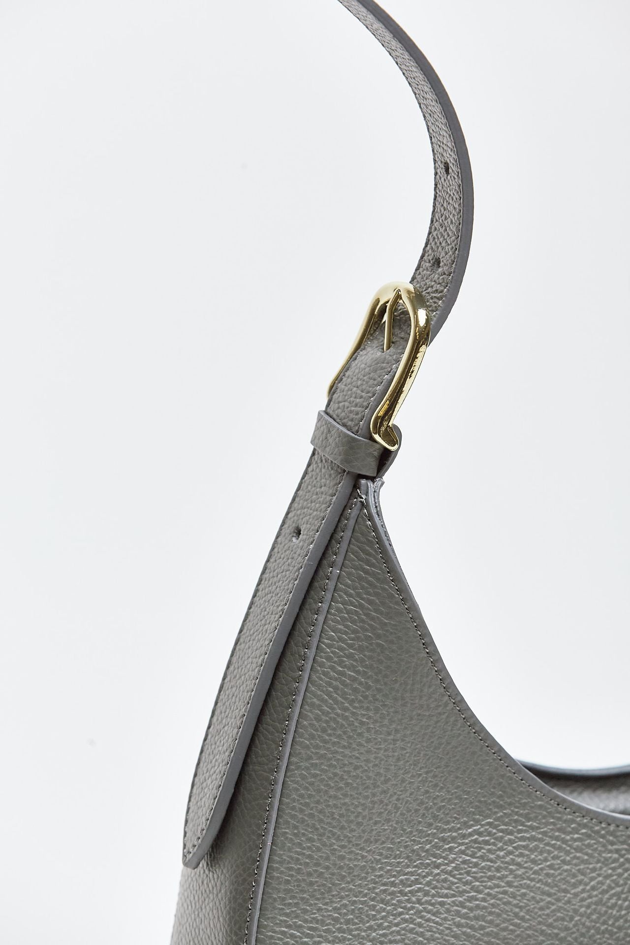 Borsa hobo HOOP in pelle grigio donna Avenue 67 - 6