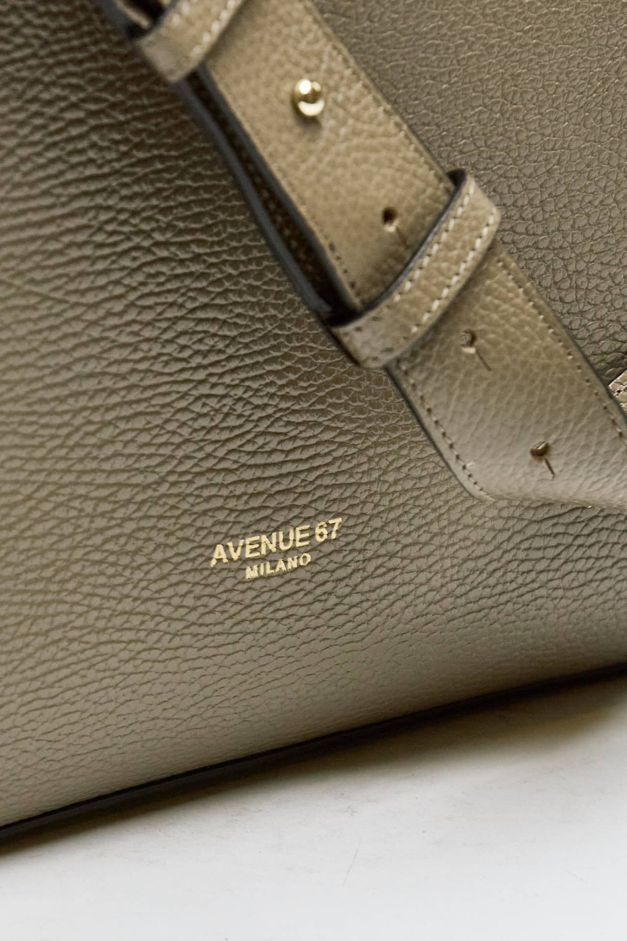 Borsa morbida ESSENTIAL in pelle fango donna Avenue 67 - 4