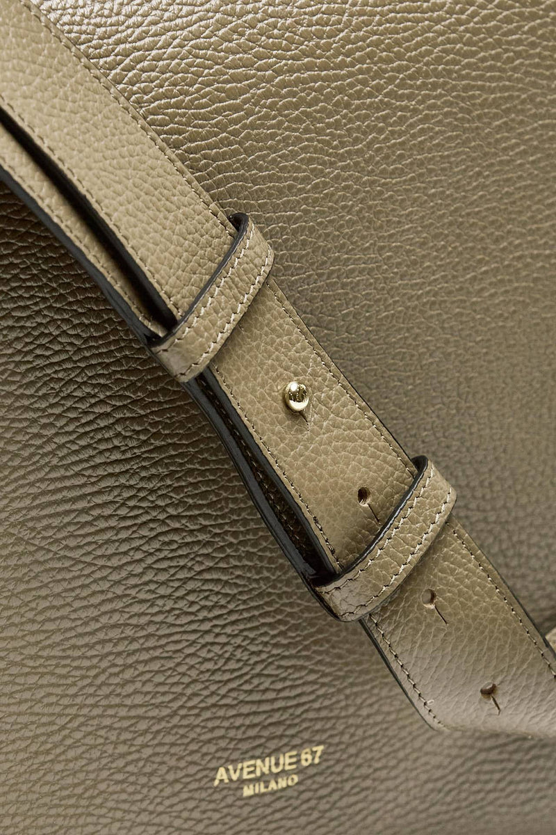 Borsa morbida ESSENTIAL in pelle fango donna Avenue 67 - 6